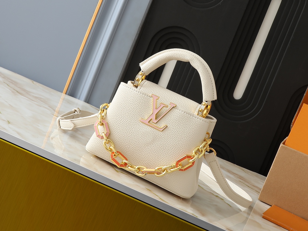 Louis Vuitton LV Classic Handbag Premium Canvas Model M28197 Silver Hardware Everyday Carry Unisex